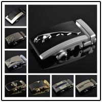 皮带扣头自动扣合金男士裤带捷豹