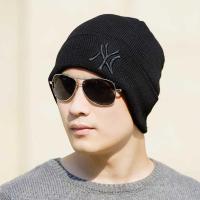 冬帽男生帽子男帽棉帽男士冬季针织帽加绒加厚保暖套头帽青年潮防寒毛线帽冬天
