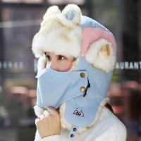 雷锋帽冬季防寒加厚加护耳帽子女士冬天韩版青年可爱出游防风保暖骑车帽