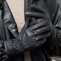 电动车手套皮手套男士[真羊皮]手套男女士冬季加厚防寒保暖加绒学生可爱骑摩托电动车