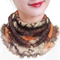 假领子女款女士假领围脖女套头防晒薄款夏小丝巾假领子广场舞百搭护颈椎脖套围巾罩秋