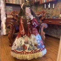 洛丽塔全套lo裙洋装公主裙 洛丽塔公主裙长袖学生可爱萝莉套装洛莉塔衣服lolita全套