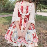 洛丽塔正版全套lo裙洋装公主裙 内搭lolita裙中国风甜美可爱日常洛丽塔洋装公主全套学生连衣裙夏