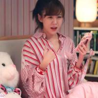 爱情公寓5诸葛大力同款美嘉同款衣服 爱情公寓5李金铭陈美嘉同款衣服女韩版宽松中长款字母印花衬衫潮