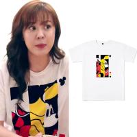 爱情公寓5诸葛大力同款美嘉同款衣服 爱情公寓5陈美嘉李金铭同款米老鼠棉短袖T恤女宽松打底衣服