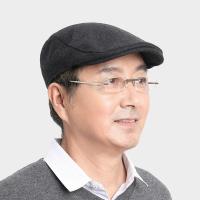 新款百搭男士加长帽檐帽子棒球帽男式直沿帽夏帽大号中老年男帽男士帽子春天前进帽春季老头春秋毛呢鸭舌帽爸爸老爷爷中老年洋气