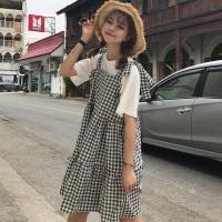 闺蜜装裙子2020新款夏季韩版修身连衣裙时尚可爱小清新拍照学生党夏季背带裙吊带裙子连衣裙女学生韩版宽松蛋糕裙小清新可爱闺