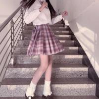 工装裙2020新款夏季薄款舒适清新时尚韩版修身百搭长裙高档上班族2020春夏新款裙子JK制服百褶裙学院风学生制服群格
