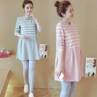 孕妇装夏装连衣裙2020新款宽松韩版清新时尚修身舒适高档网红潮妈孕妇装春夏装套装棉上衣新款连衣裙春秋两件套夏季单件套装