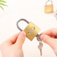 仿铜锁家用挂锁机箱锁防盗宿舍小锁头迷你电力箱柜子锁大锁锁具