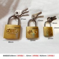 柜子锁迷你锁子锁具抽屉锁家用挂锁防锈小锁头宿舍防盗锁家用