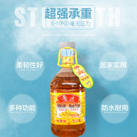 免打孔无痕拖把架卫生间拖把挂钩浴室粘钩扫把挂架卡座拖把夹挂勾 透明-北欧蓝 1个装