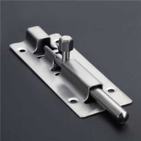 不锈钢插销栓扣木窗防盗插销锁卫生间加厚明装插销 5寸不锈钢送螺丝