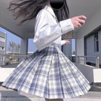 [温柔一刀]jk制服格裙jks学院风套装裙子dk水手服女学生百褶裙