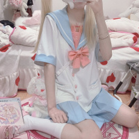 日系JK制服裙喵熊乐园幼稚园春夏短袖长袖套装学生装班服校服套装