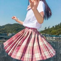 树莓红茶jk制服格裙jks学院风套装裙子dk水手服女学生日系百褶裙