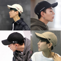 韩版帽子男棒球帽子夏百搭刺绣嘻哈帽潮ins遮阳帽学生情侣帽子女