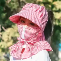 遮阳帽子女夏天防晒帽防紫外线骑车遮脸韩版新款圆脸凉太阳帽