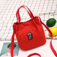 帆布包 新款简约百搭单肩帆布小包迷你袋女韩国迷你ins超火斜挎包