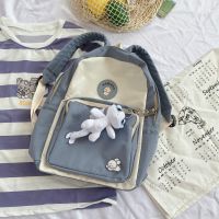 ins书包女韩版可爱少女小清新初高中生网红双肩包女森系文艺背包