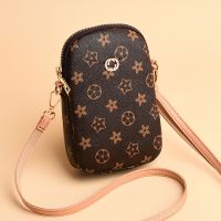 包包女2020新款老花手机包迷你零钱包斜挎女包韩版百搭单肩小包包