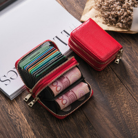 驾驶证卡包大容量多卡位双拉链风琴女式零钱包多功能男士行驶证套