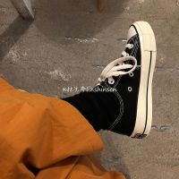 复古1970s帆布鞋女学生2020新款韩版百搭原宿风ins平底港风板鞋潮