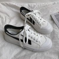 小白鞋女2020秋季ins韩版原宿ulzzang复古百搭学生板鞋港味帆布鞋