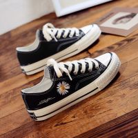 新款ins潮鞋帆布鞋女鞋ulzzang百搭2020年春季小雏菊韩版学生板鞋