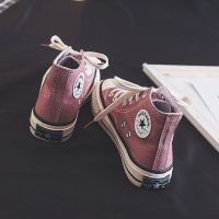 潮鞋新款1970s高帮帆布鞋女韩版复古港风百搭学生布鞋男ins板鞋子