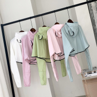 防晒衣女短款2020夏季新款薄款外套防紫外线韩版学生服仙女防晒衫