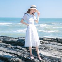 2020夏季新款裙子轻熟风气质洋气egg裙法式初恋复古连衣裙赫本风