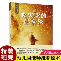幼儿园用书 精装硬壳硬皮绘本 0-3-6岁童话故事书 遇见世界上美的童话·手绘版 卖火柴的小女孩 世界文学名著