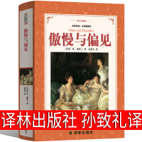 傲慢与偏见中文版原版书籍正版孙致礼译译林出版社人民学生版文学小说初中生高中生课外书精装版统编版完整版非英文版非中英对