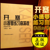 正版 开塞小提琴练习曲36首.作品20号 王振山编订 小提琴练习曲集 人民音乐出版社