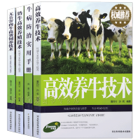 高效养牛技术4册牛奶牛无公害肉牛高效饲养技术 肉牛品种特点及饲养管理繁育改良牛场建设疾病防治 畜牧新农村家禽畜牧养殖