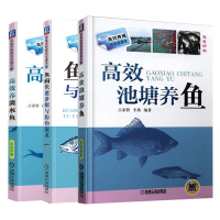 高效养淡水鱼+高效池塘养鱼+鱼病快速诊断与防治技术 养鱼书籍技术养殖鱼病图谱水产淡水鱼书如何养鱼资料书鱼鲤鱼饲料配方大
