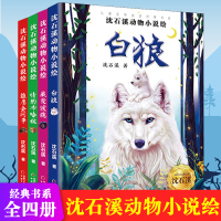 儿童文学名家经典书系沈石溪动物小说绘 全4册雄鹰金闪子白狼藏獒渡魂情豹布哈依 沈石溪 中国少年儿童出版社