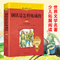 钢铁是怎样炼成的 注音版 初中原著注音版 初中生中学生课外书籍八年级下册阅读名著 钢铁是怎么炼成的世界文学经典
