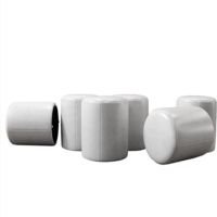 业彩家居凳子YCJJ-DZ35大号家用店铺用接待换鞋凳衣帽间圆形矮凳皮墩沙发凳