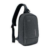 金圣斯大容量胸包男商务笔记本电脑包13.3英寸斜挎包男包