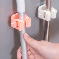 拖把挂钩挂架免打孔墙壁挂墙上卫生间扫把拖布夹神器强力固定卡扣