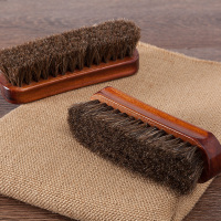 鞋运动鞋刷子毛鞋刷皮革清洁护理鬃毛翻毛皮去污软毛刷鞋油鞋刷子