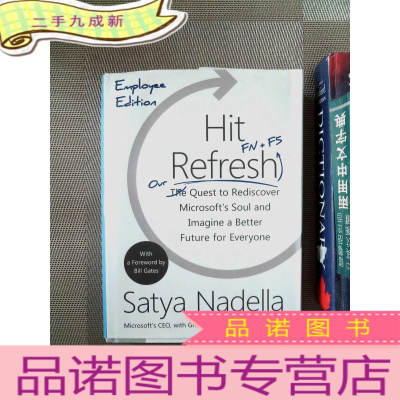 正 九成新Hit Refresh Satya Nadella