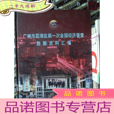 正 九成新广州市荔湾区次全国经济普查数据资料汇编