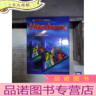 正 九成新NEW HEADWAY INTERMEDIATE STUDENT'S BOOK 新进展中级学生用书 (01)