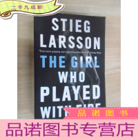 正 九成新英文书STIEG LARSSON THE GIRL WHO PLAYED WITH FIRE (玩火的女孩