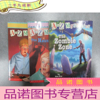 正 九成新英文书:A to Z MysTeries (The Zombie Zone 、The Haun