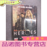 正 九成新DVD HEROES 英雄 双碟+册子+2张海报
