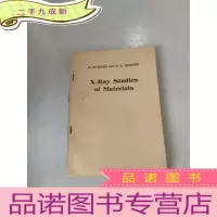 正 九成新X-Ray Studies of Materials材料的x射线研究(英文版)